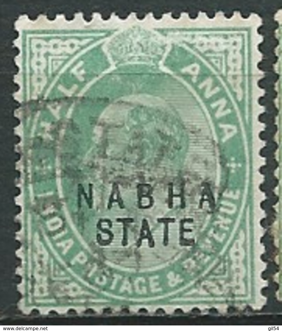 Nabha -    Yvert N° 37   Oblitéré    -  Abc 29655 - Nabha