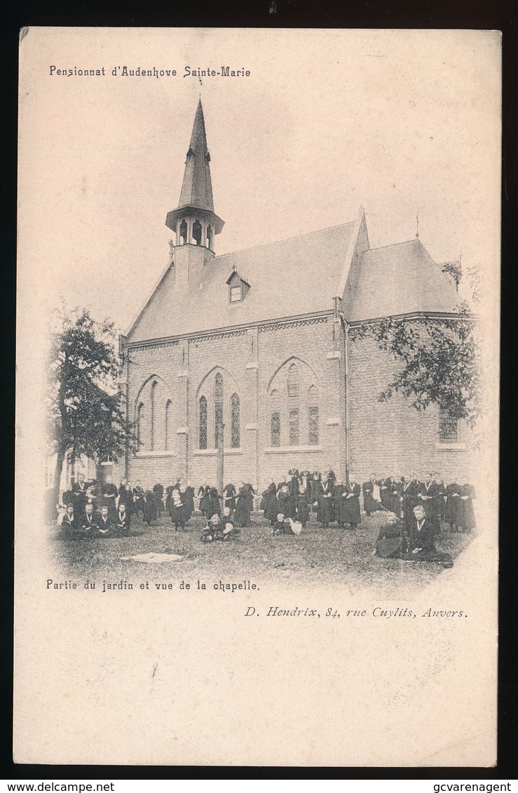 SINT MARIA OUDENHOVE  - PARTIE DU JARDIN ET VUE DE LA CHAPELLE - Zottegem