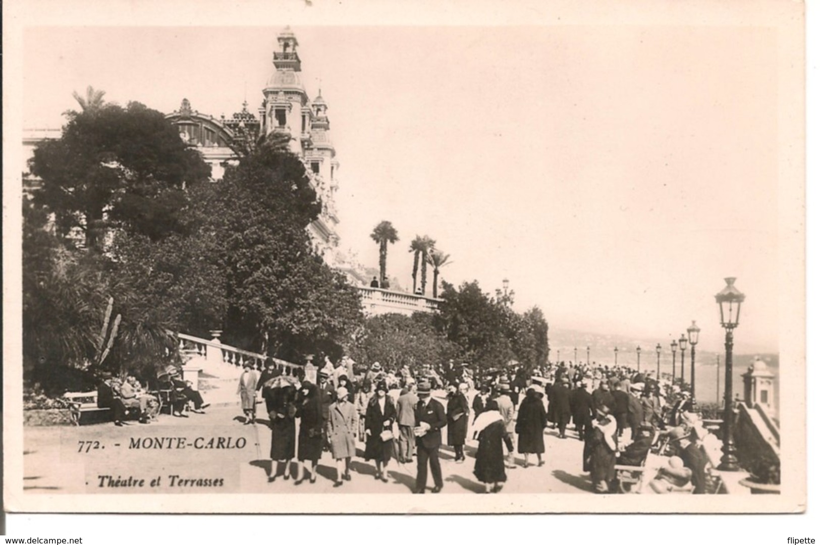 L20J448 - Monté Carlo - Théatre Et Terrasses  -  Gilletta N°772 - Jolie Animation - Opera House & Theather