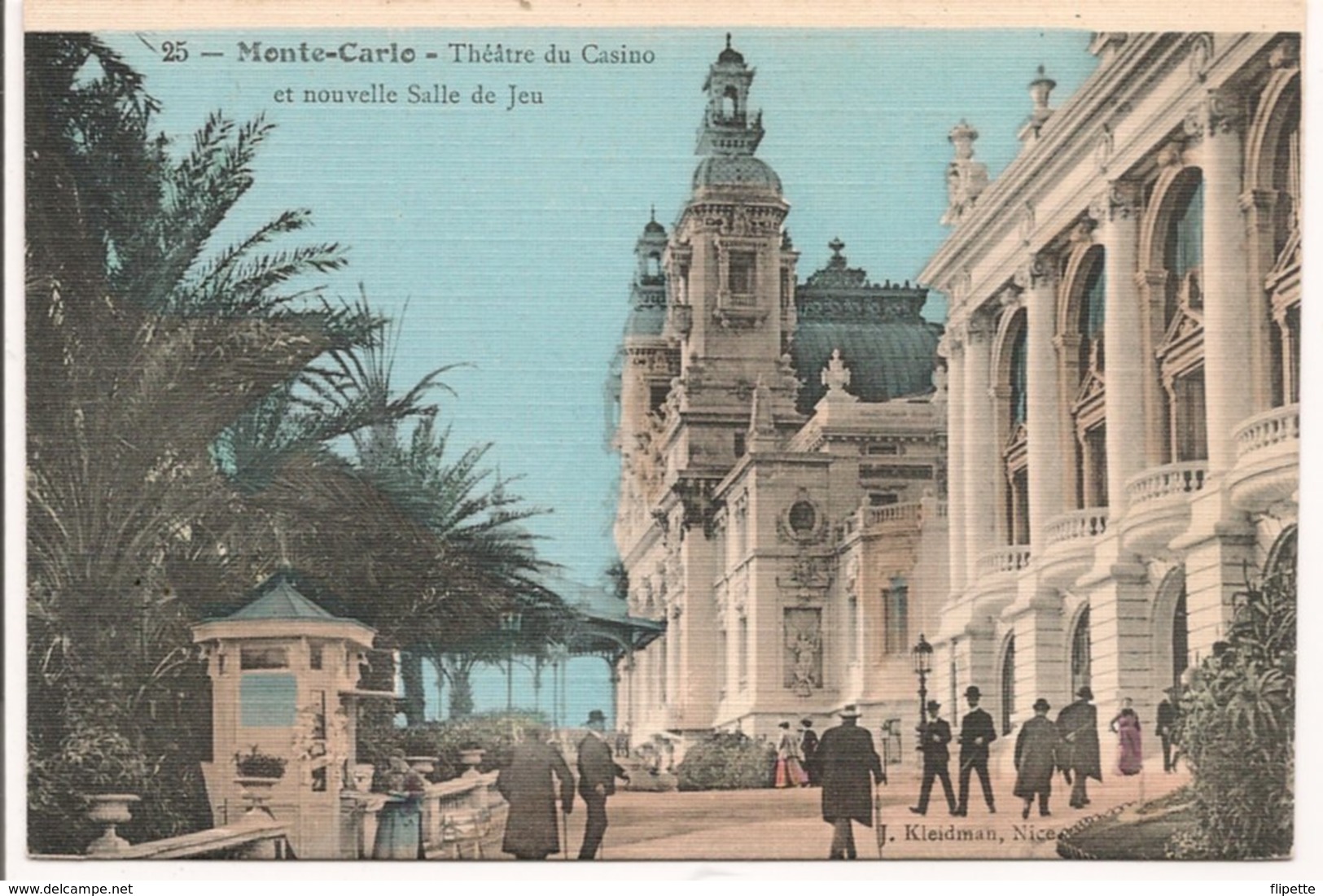 L20J449 - Monté Carlo - Théatre Du Casino Et Nouvelle Salle De Jeu  -  Kleidman N°25  - Jolie Animation - Opera House & Theather