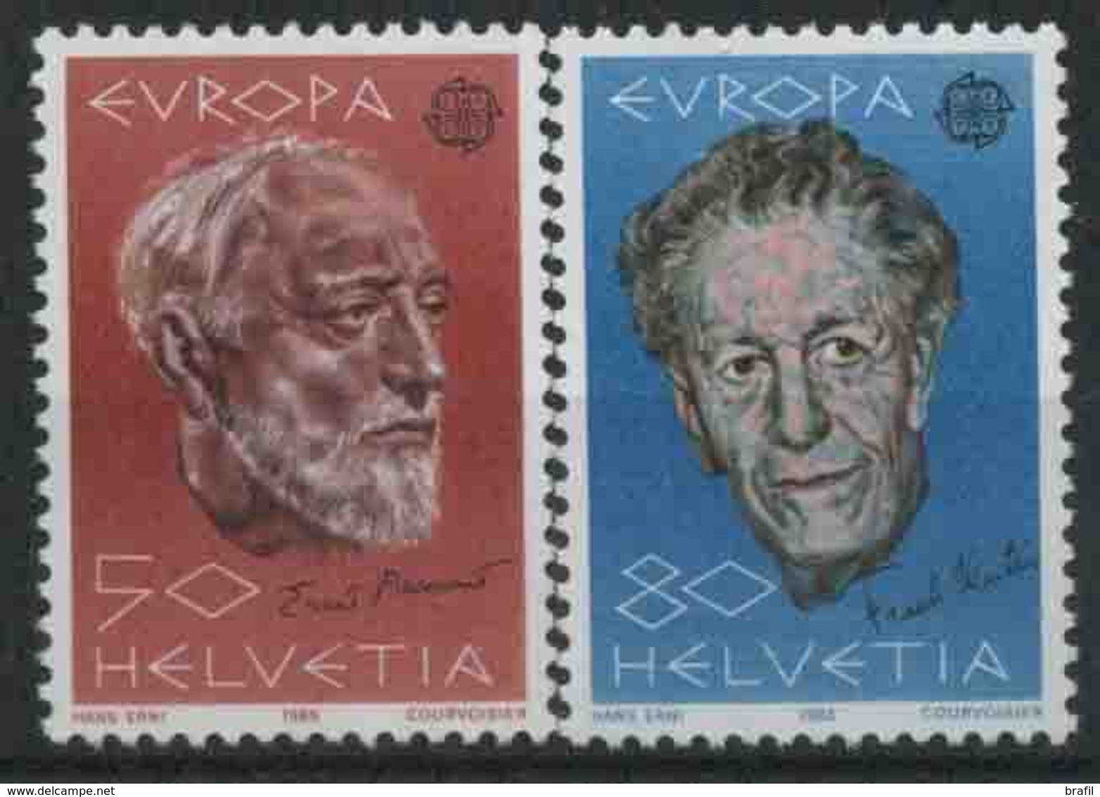 1985 Europa C.E.P.T. , Svizzera , Serie Completa Nuova (**) - 1985