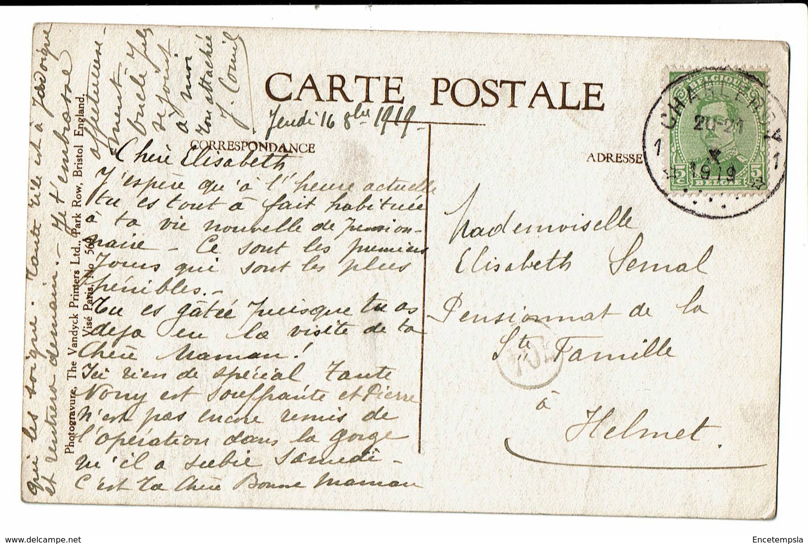 CPA - Carte Postale -Belgique Général De Curière De Castelnau 1919  S4805 - Uniformen