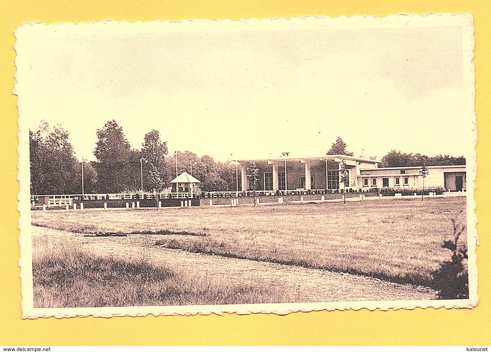 Carte Postale En Noir & Blanc " Skating " à HOFSTADE - Autres & Non Classés