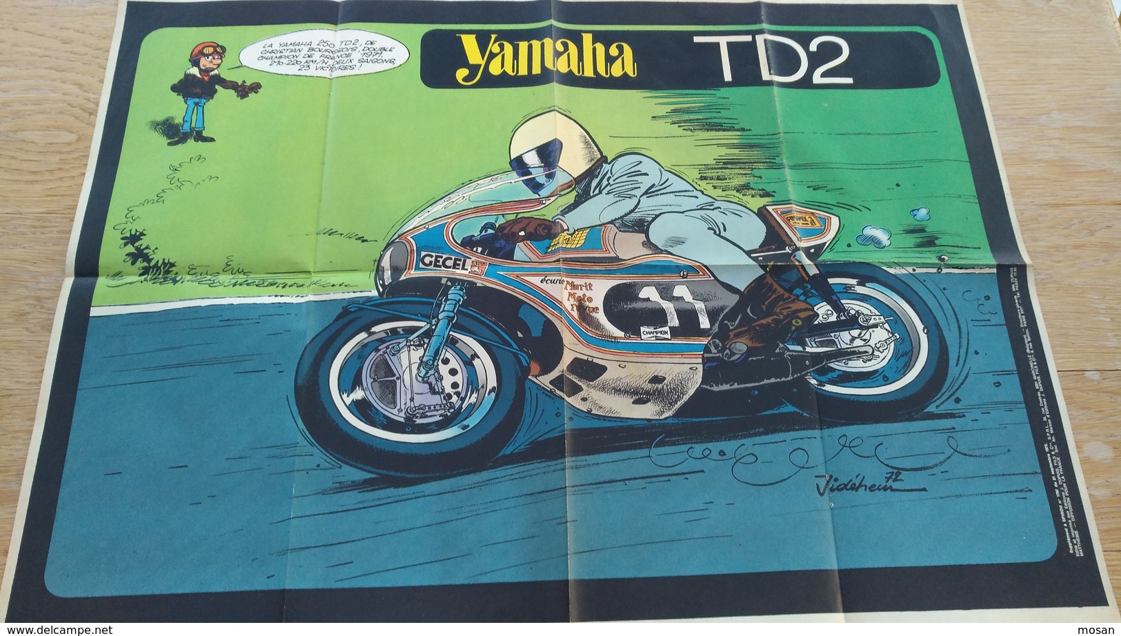 Affiche Poster. Yamaha TD2 Jidéhem (Jean De Mesmaeker) - Affiches