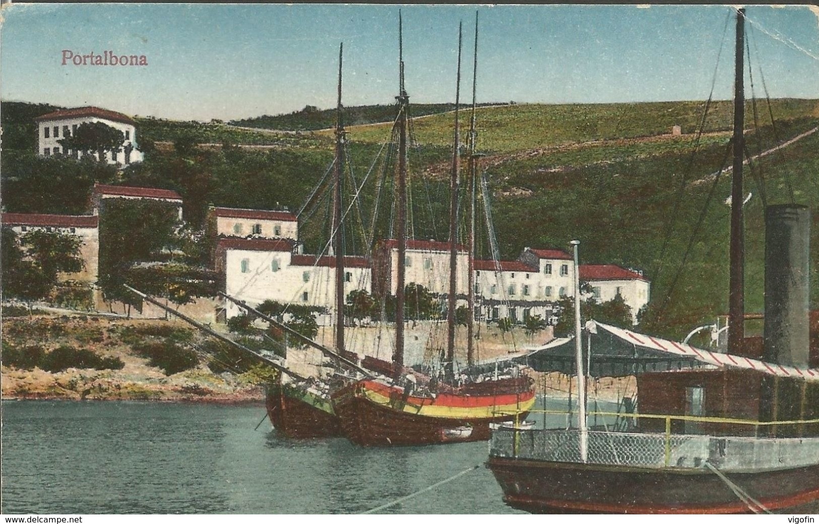 RABAC PORTALBONA ISTRA ISTRIA, HRVATSKA CROATIA, PC, Circulated 1935 - Kroatien