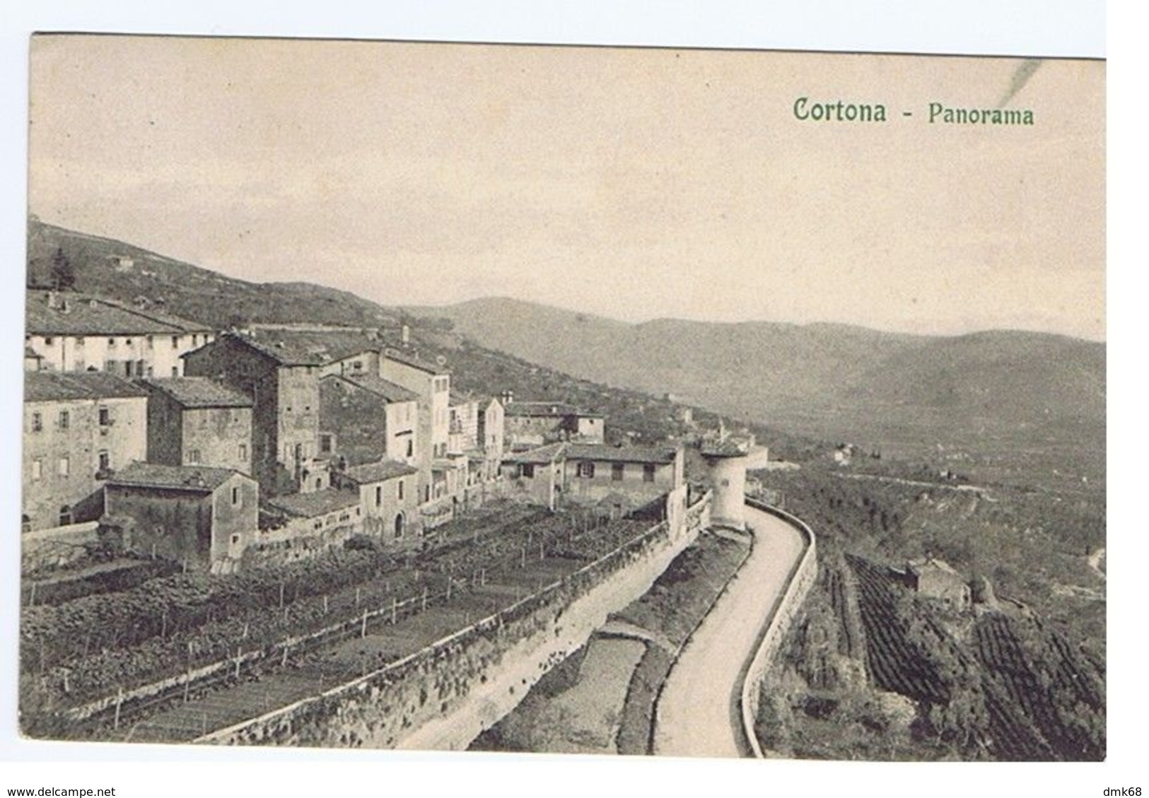 CORTONA ( AREZZO ) PANORAMA - ED. SALVONI - 1922 (2984) - Arezzo