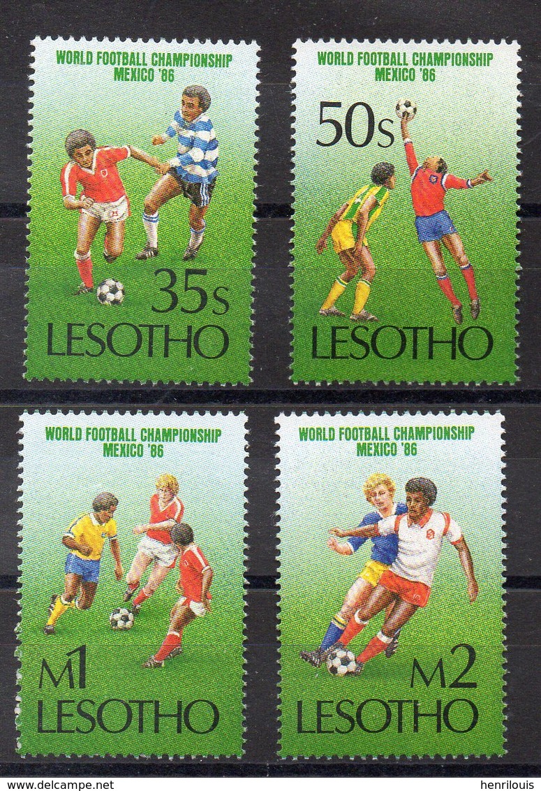 LESOTHO  Timbres Neufs ** De 1986  ( Ref 5930 )   Sport - Football - Lesotho (1966-...)