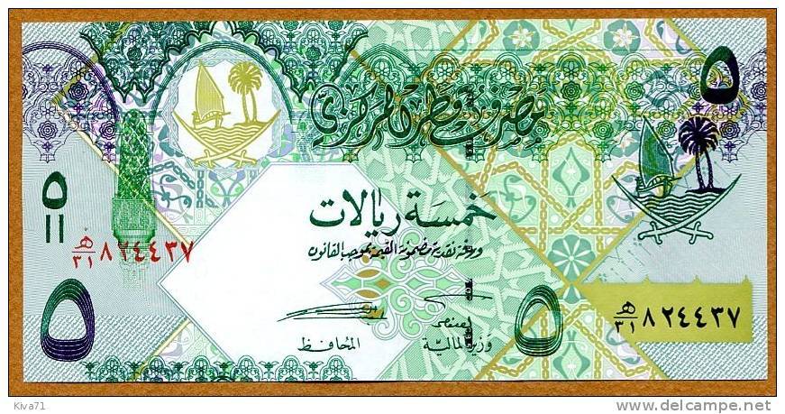 *Nouveaux* 5 Riyals  "QATAR"    2009  UNC     Bc37 - Qatar