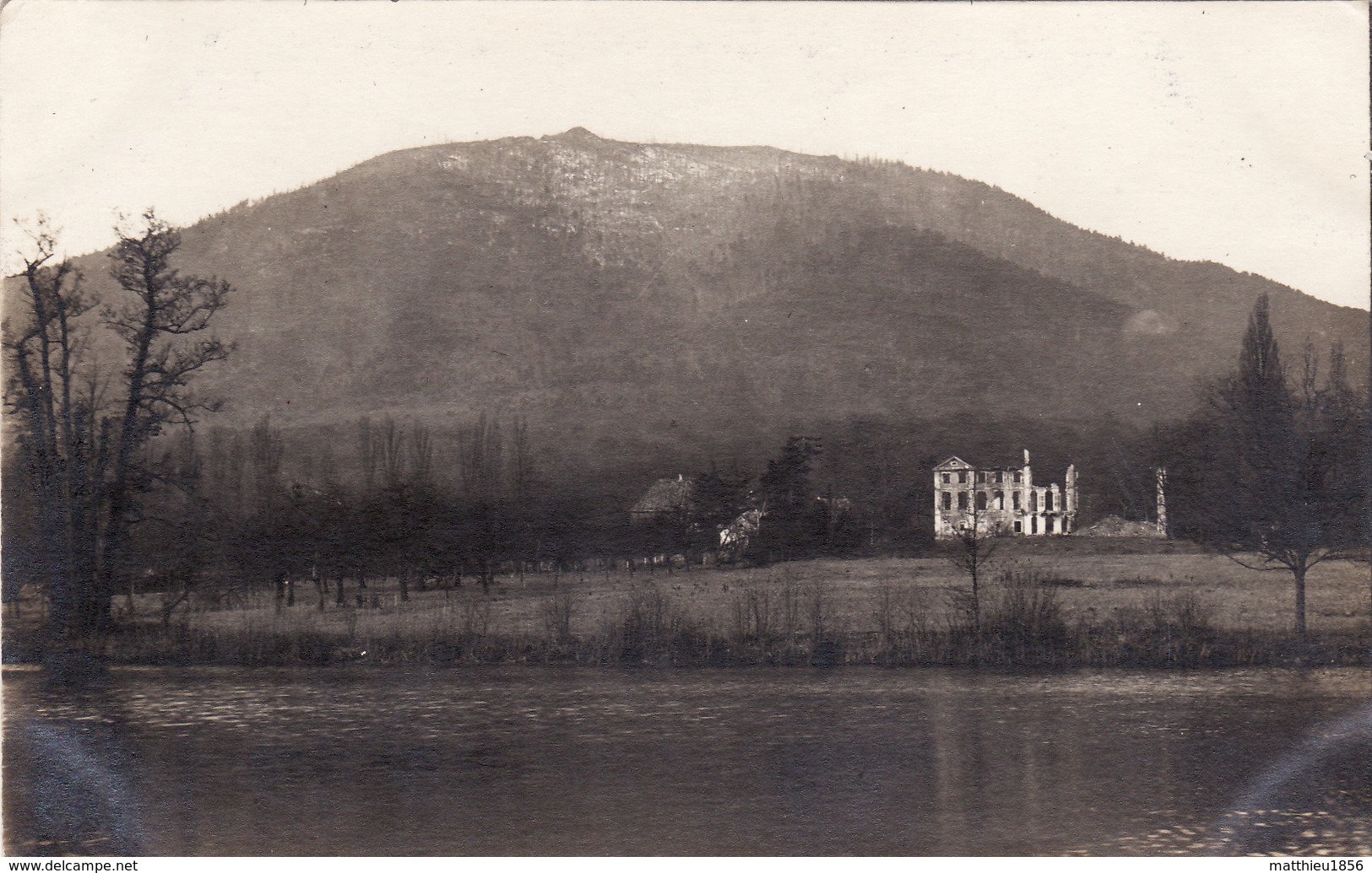 CP Photo 1917 OLLWILLER (Wuenheim, Hartmannswiller) - Le Château (A204, Ww1, Wk 1) - Otros & Sin Clasificación