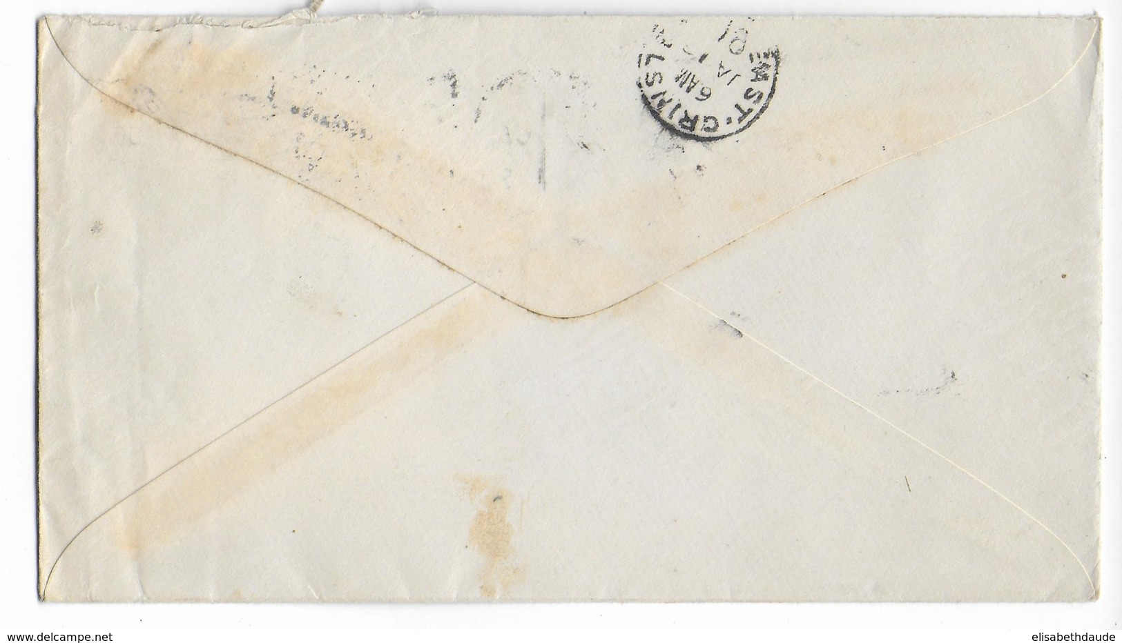 1901 - USA - ENVELOPPE ENTIER POSTAL De BOSTON => ANGLETERRE - 1901-20