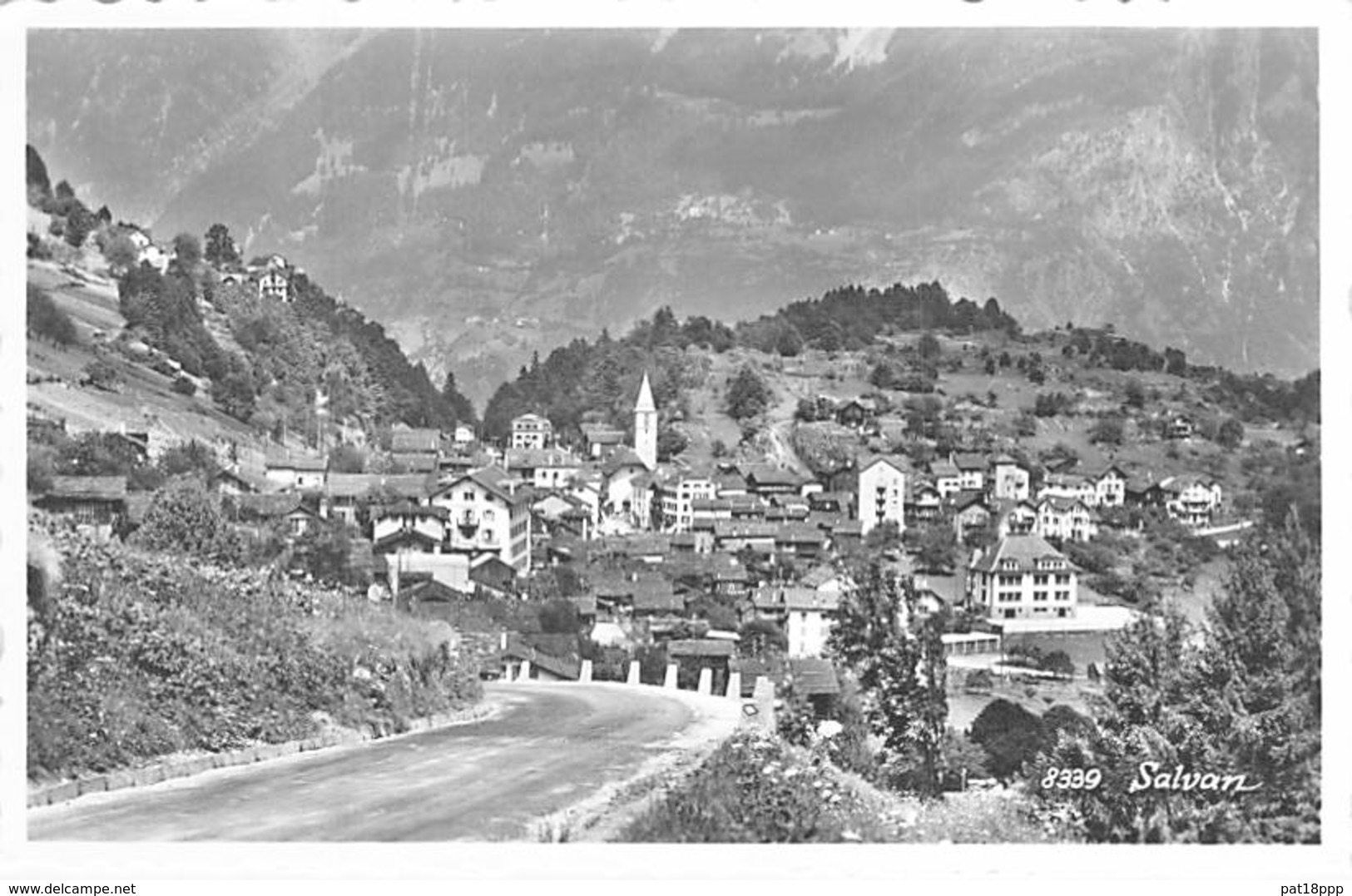 SUISSE ( VS Valais ) SALVAN : Vue Générale - CPSM Dentelée Format CPA - Swiss Switzerland Schweiz Zwitsers - Salvan