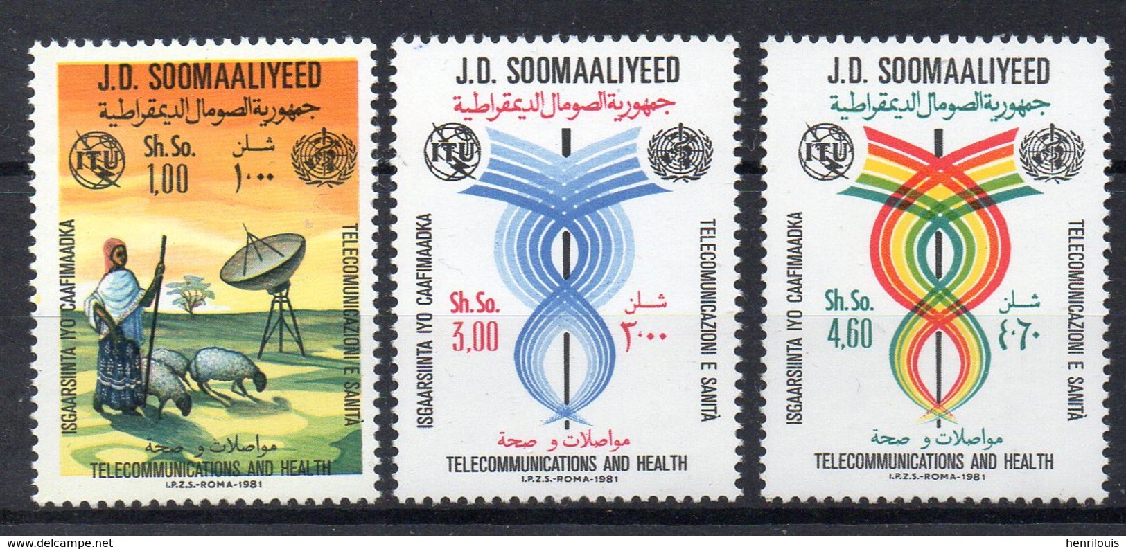 SOMALIE Timbres Neufs ** De 1981  ( Ref 5936 )   Communications - Somalie (1960-...)