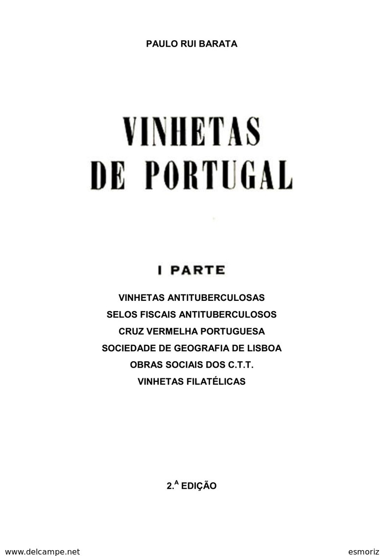 VINHETAS DE PORTUGAL (1&ordf; PARTE), By PAULO RUI BARATA - Neufs