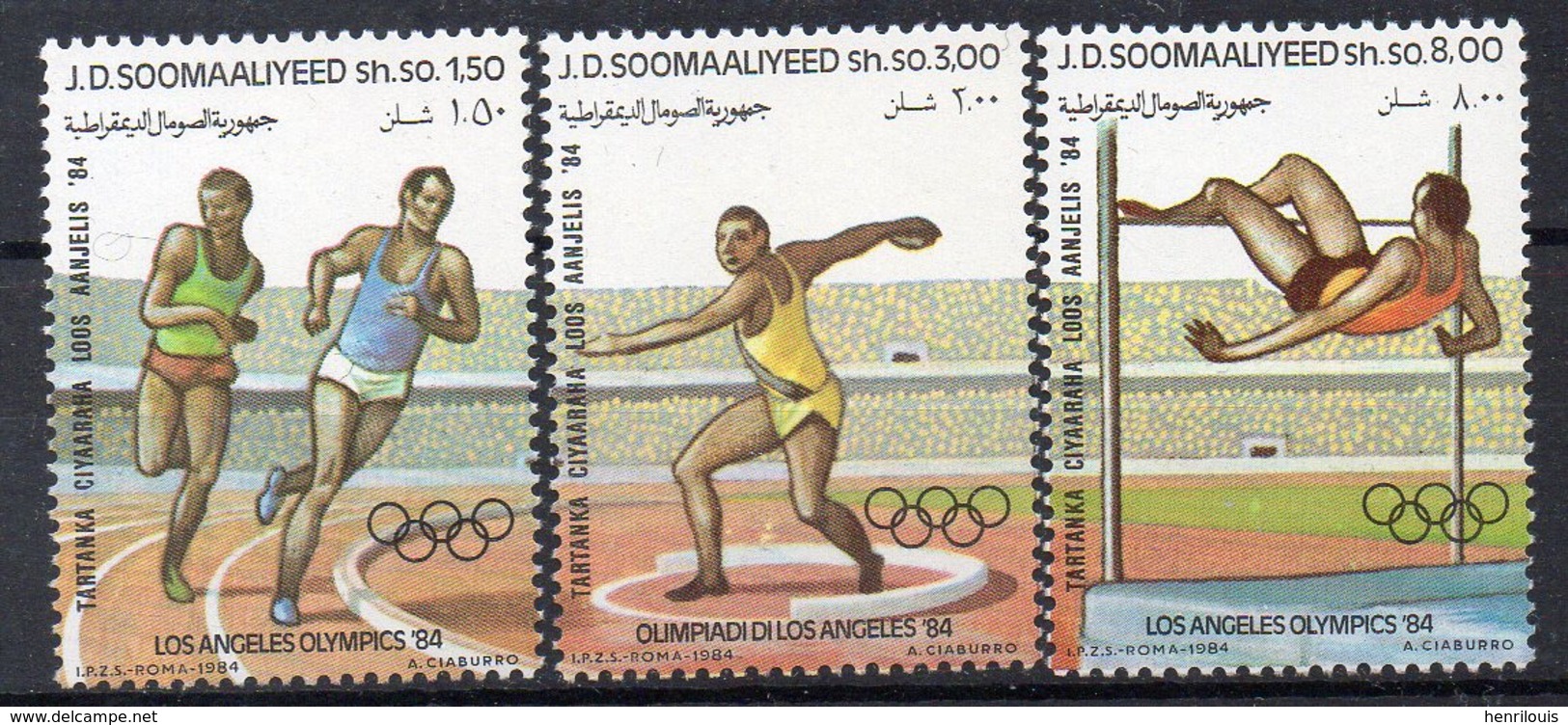 SOMALIE Timbres Neufs ** De 1984  ( Ref 5937 )   Sport - JO - Somalie (1960-...)