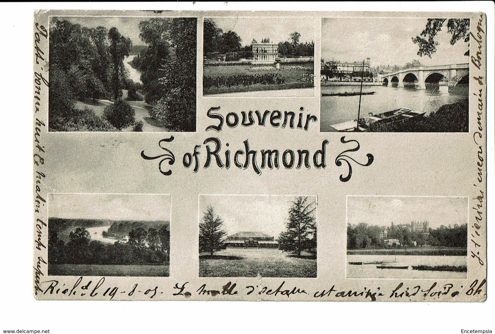 CPA - Carte Postale -Royaume Uni -Richemond -Souvenirs -1905- S4815 - Other & Unclassified