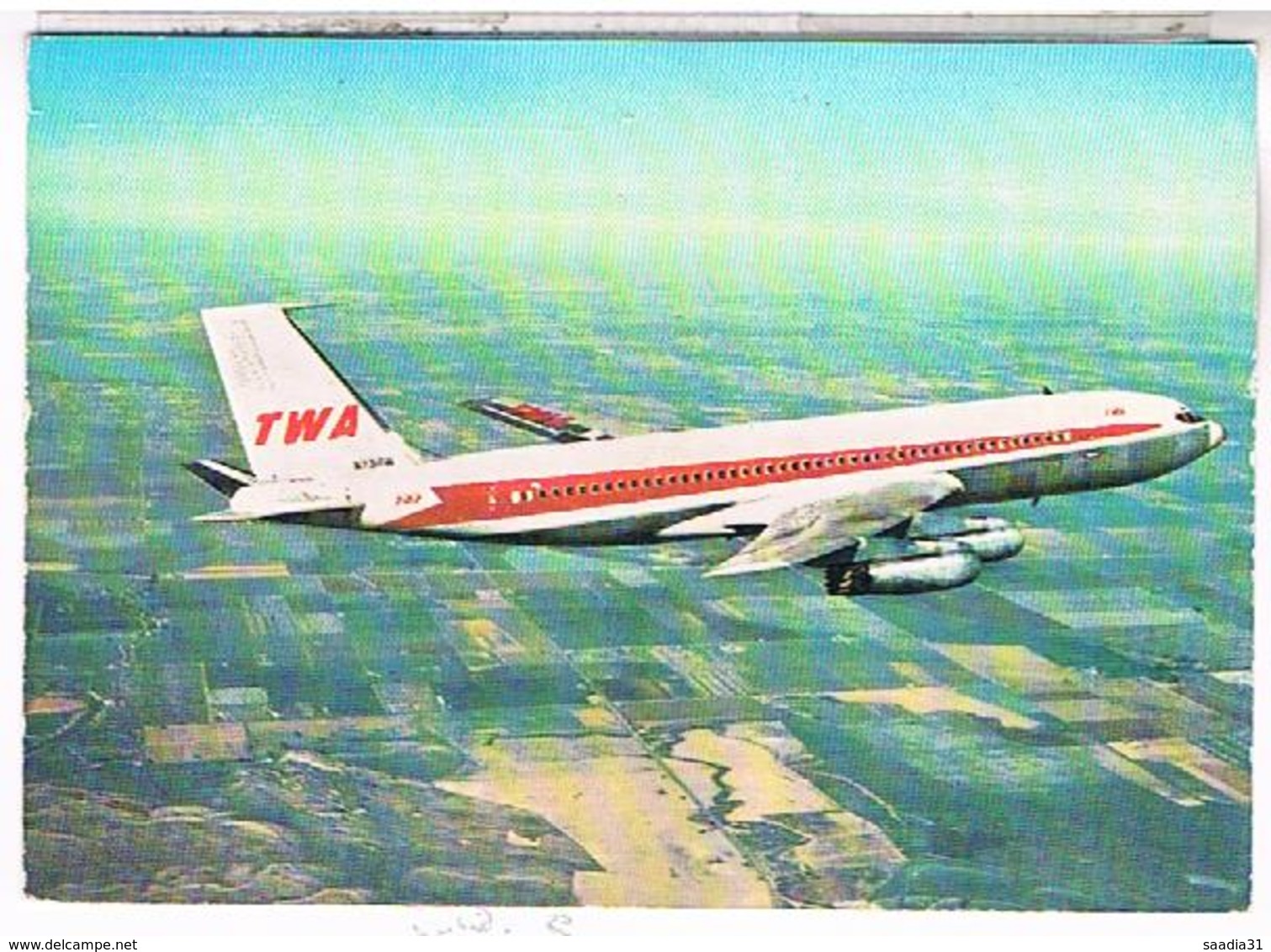 AVIONS.. BOEING   707  TWA  1962 - 1946-....: Modern Era