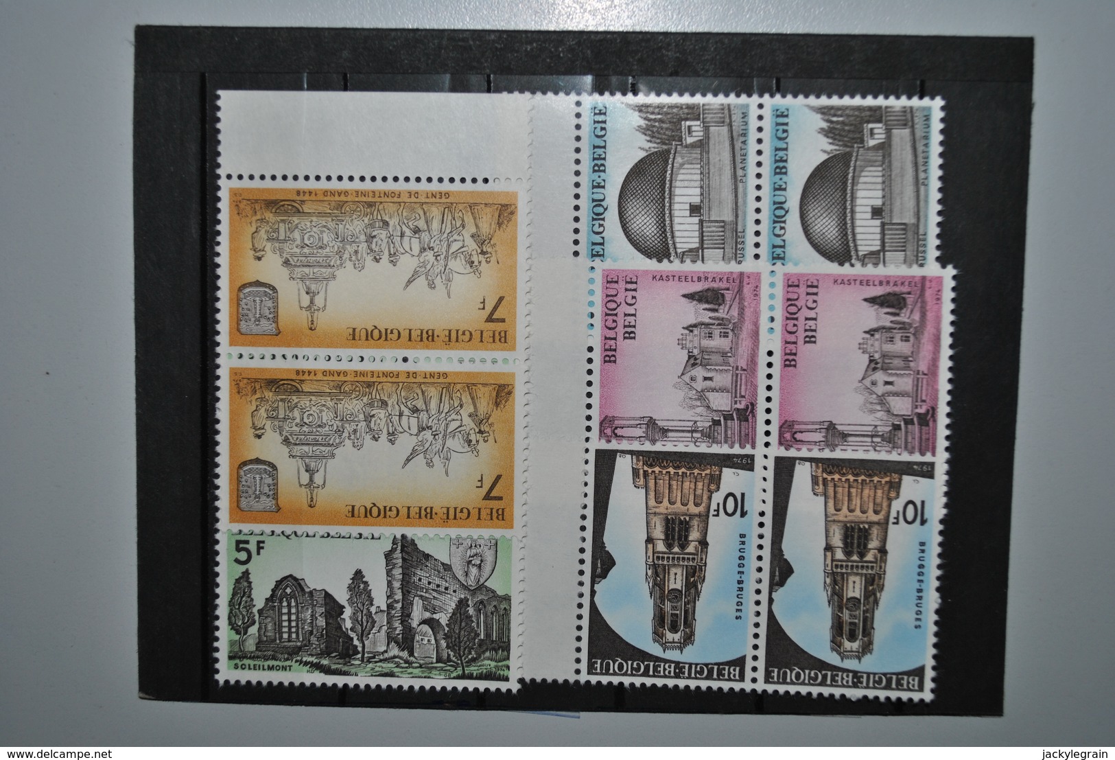 Belgique 1974 Paires MNH Série Complète - Unused Stamps