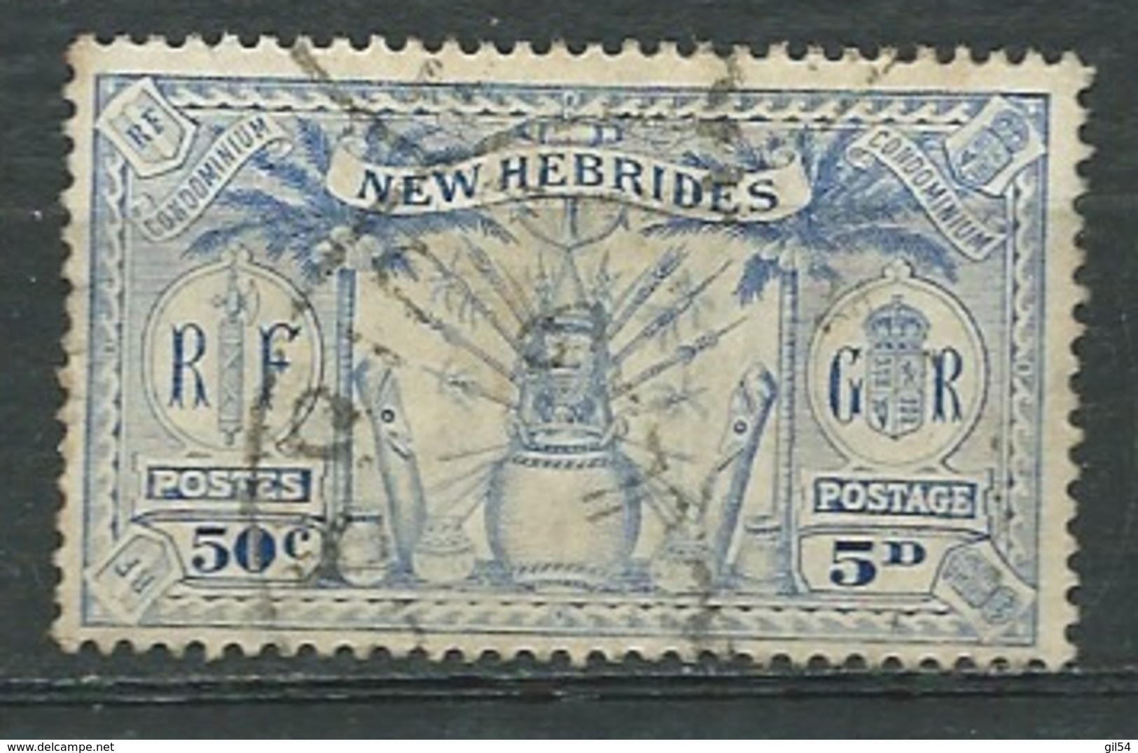 Nouvelles Hébrides - Yvert N°  95   Oblitéré   -  Abc 29708 - Used Stamps