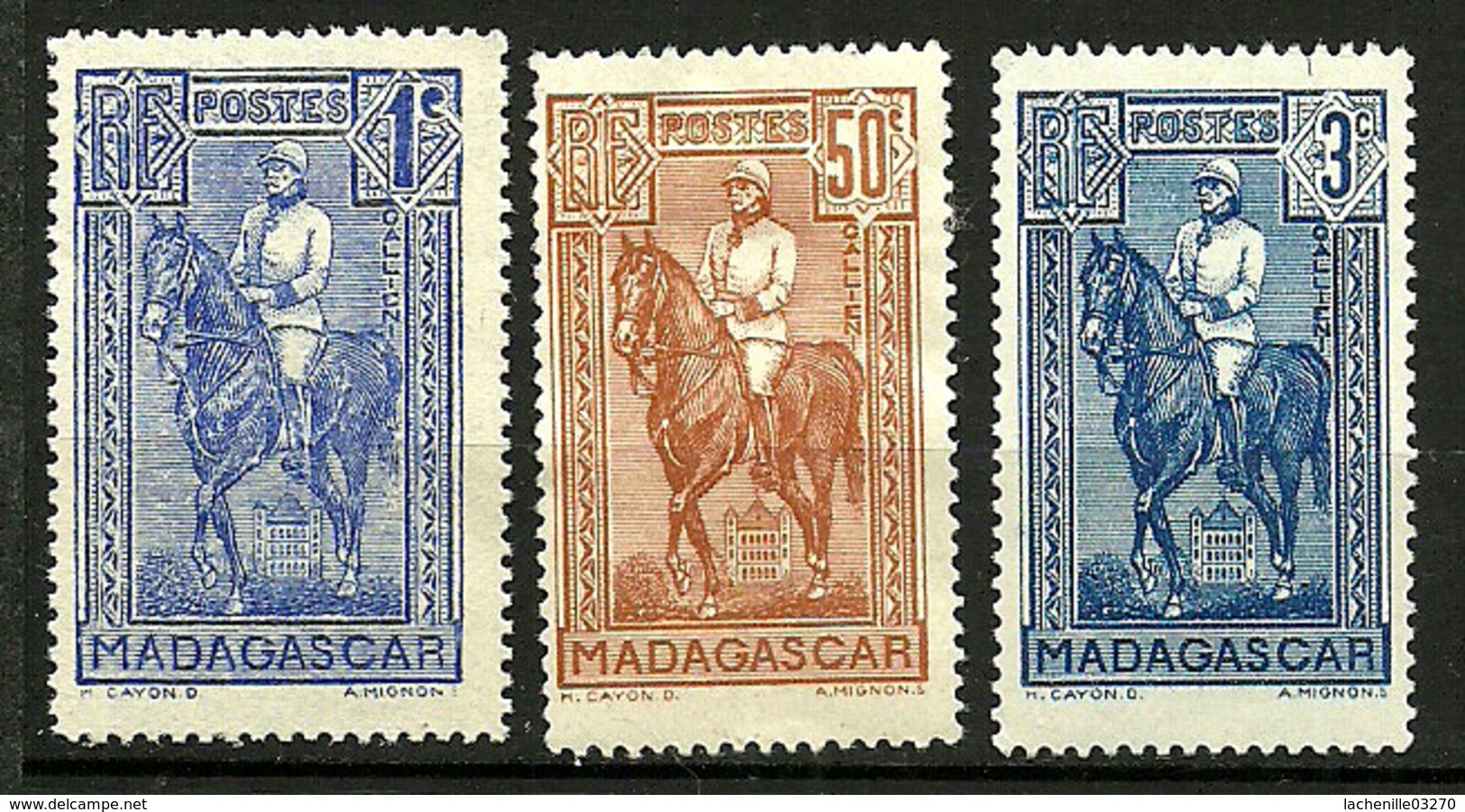 Madagascar - Colonie Française - 1931-1939 - N° 183, 190 Et 214 - Neuf **/* - Madagascar (1960-...)