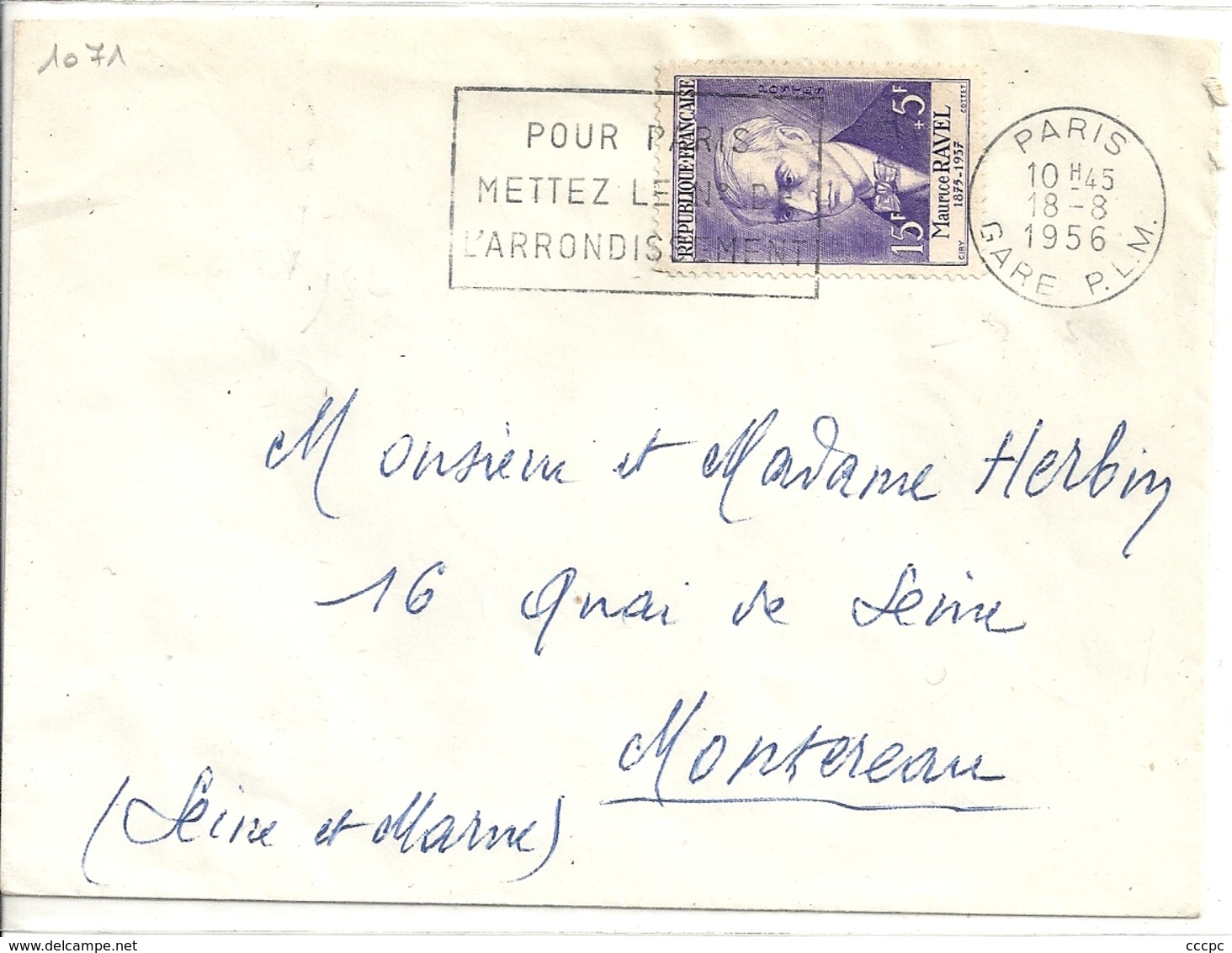 France Lettre Affranchie - Covers & Documents