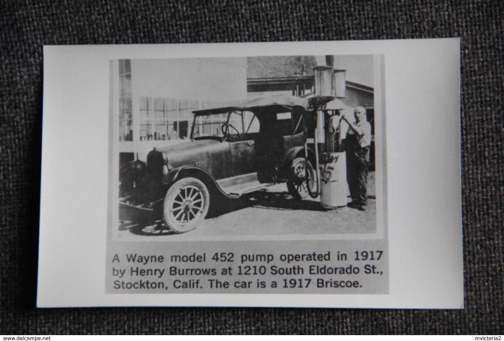 A Wayne Model 452 Pump Operated En 1917 - Auto's