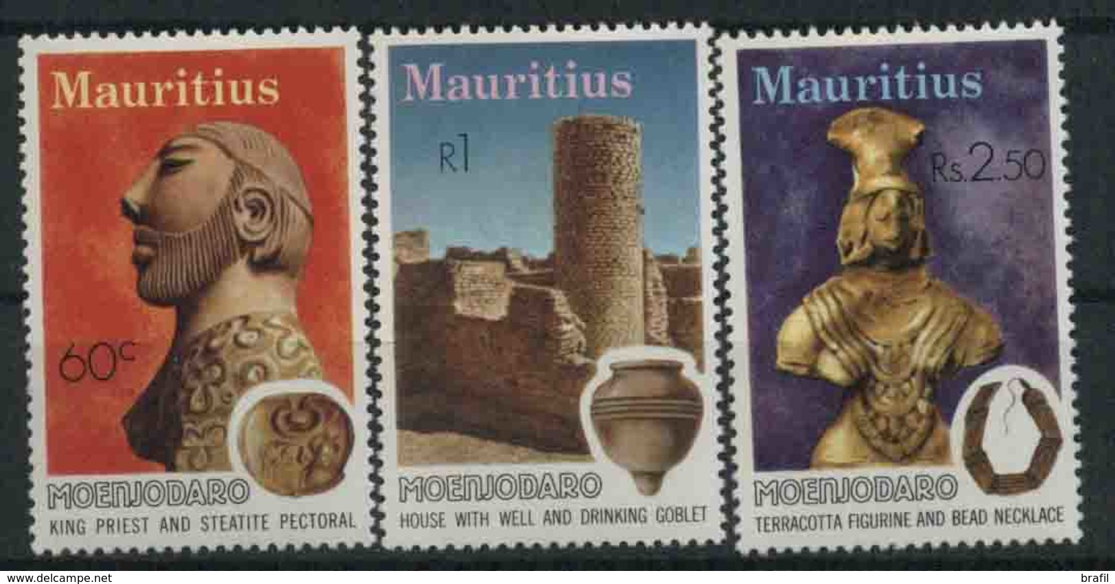 1976 Mauritius, U.N.E.S.C.O. , Serie Completa Nuova (**) - Mauritius (1968-...)