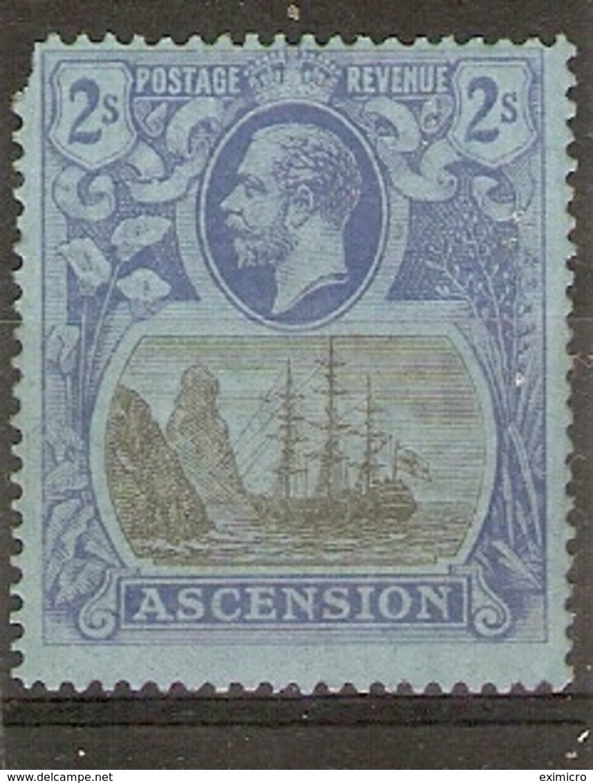 ASCENSION 1924 2s SG 19 LIGHTLY MOUNTED MINT Cat £75 - Ascension