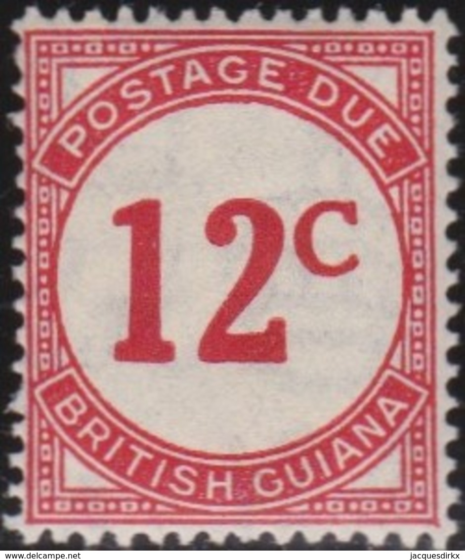 British  Guiana       .     SG   .    D 4a      .   *    .     Ongebruikt  .   /   .      Mint-hinged - Brits-Guiana (...-1966)