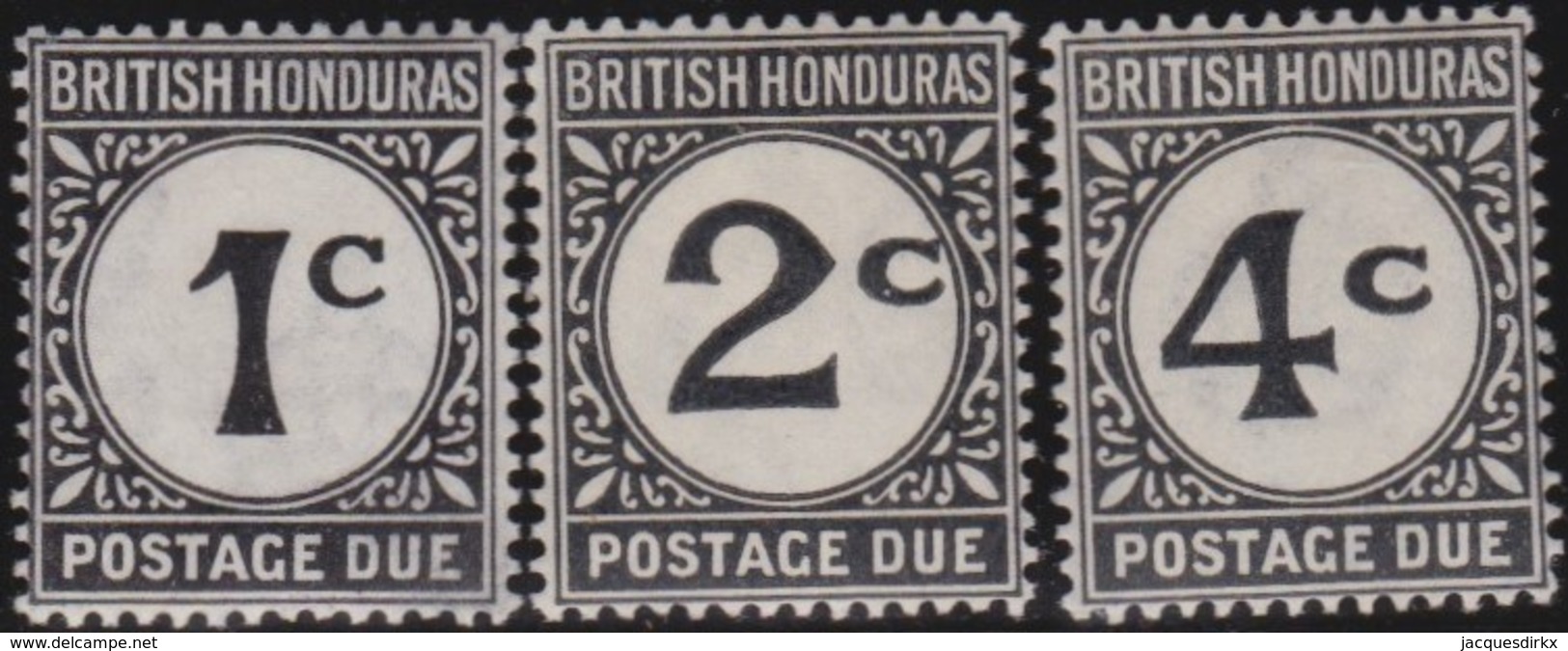 British  Honduras   .     SG   .    D 1/3      .   *      .   Ongebruikt     .   /   .   Mint-hinged - Brits-Honduras (...-1970)