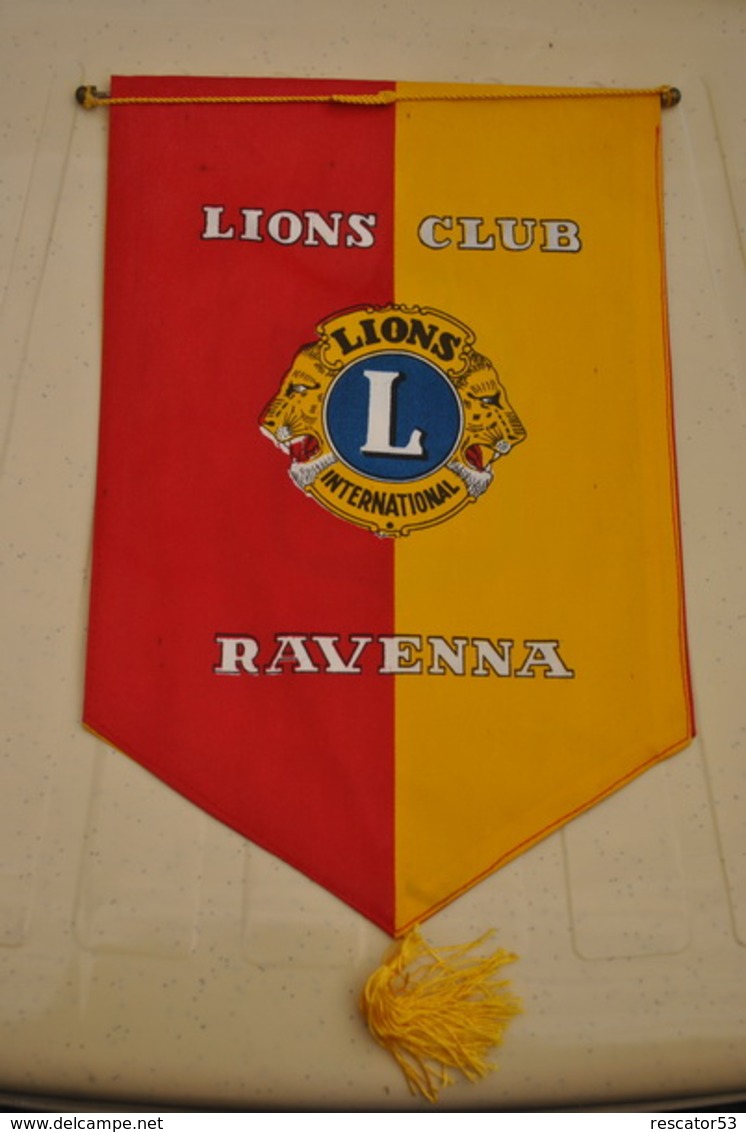 Rare Fanion Lion's Club Ravenna - Andere & Zonder Classificatie