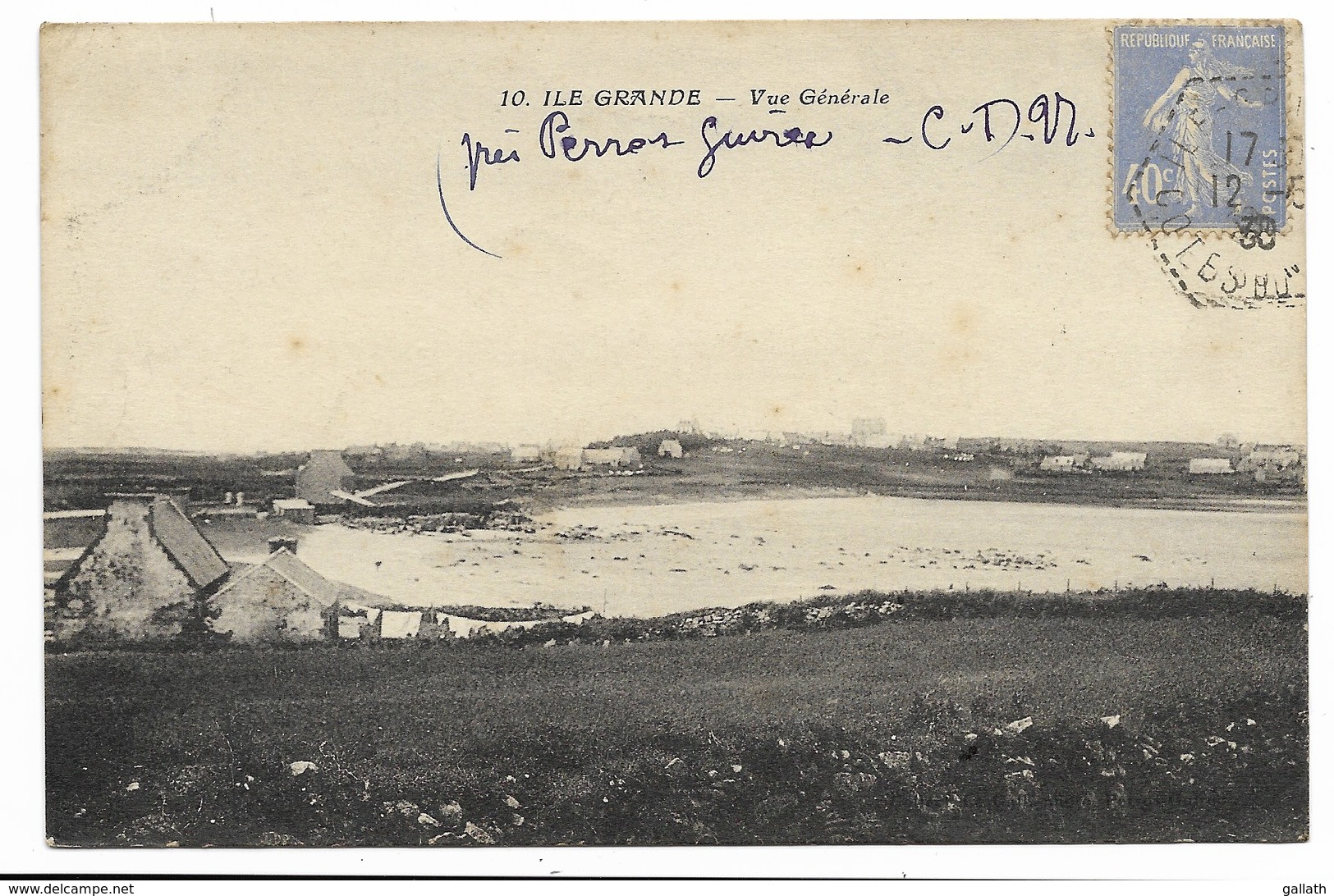 22-ILE GRANDE-Vue Générale...1930 - Autres & Non Classés