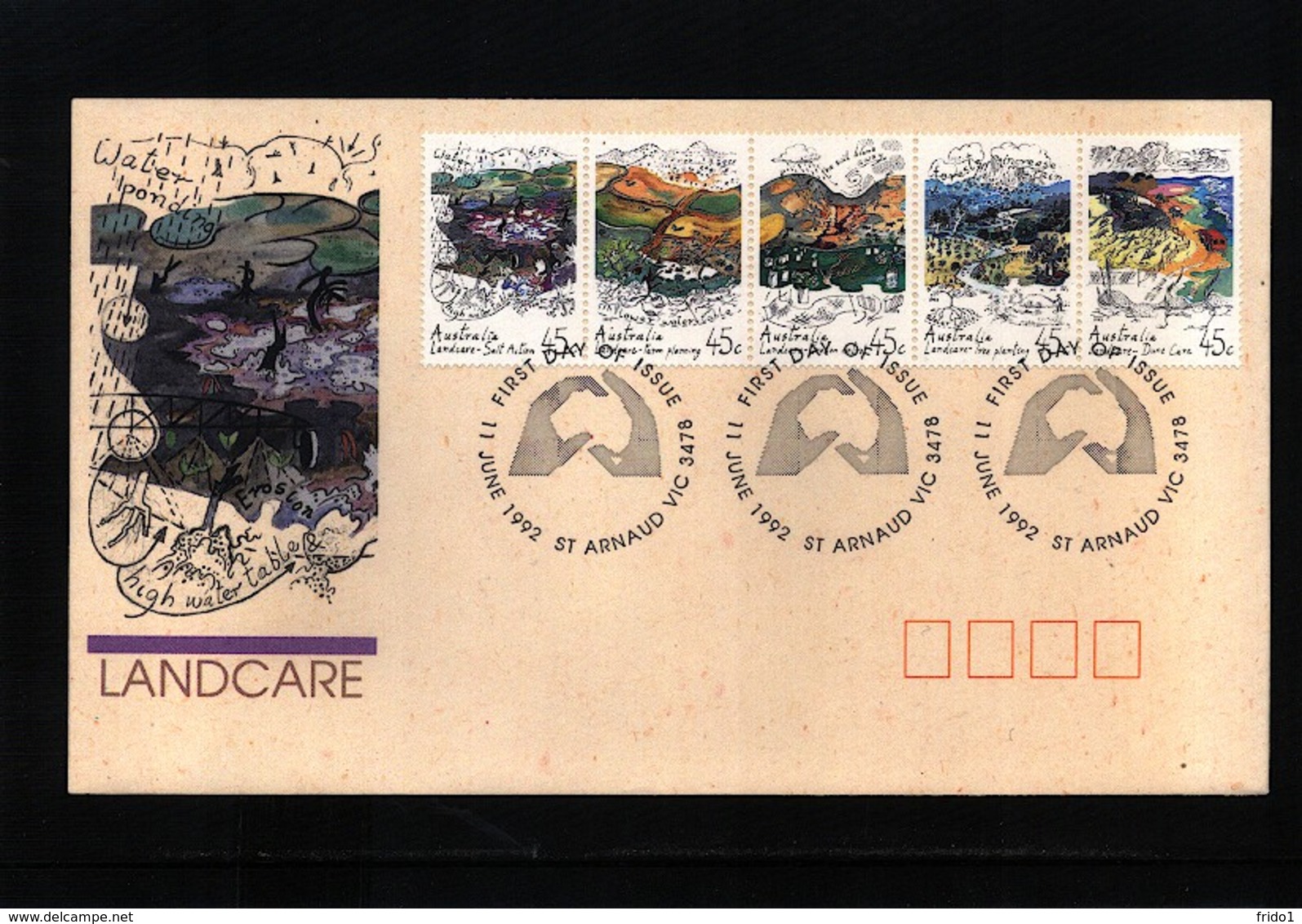 Australia 1992 Landcare FDC - Protezione Dell'Ambiente & Clima