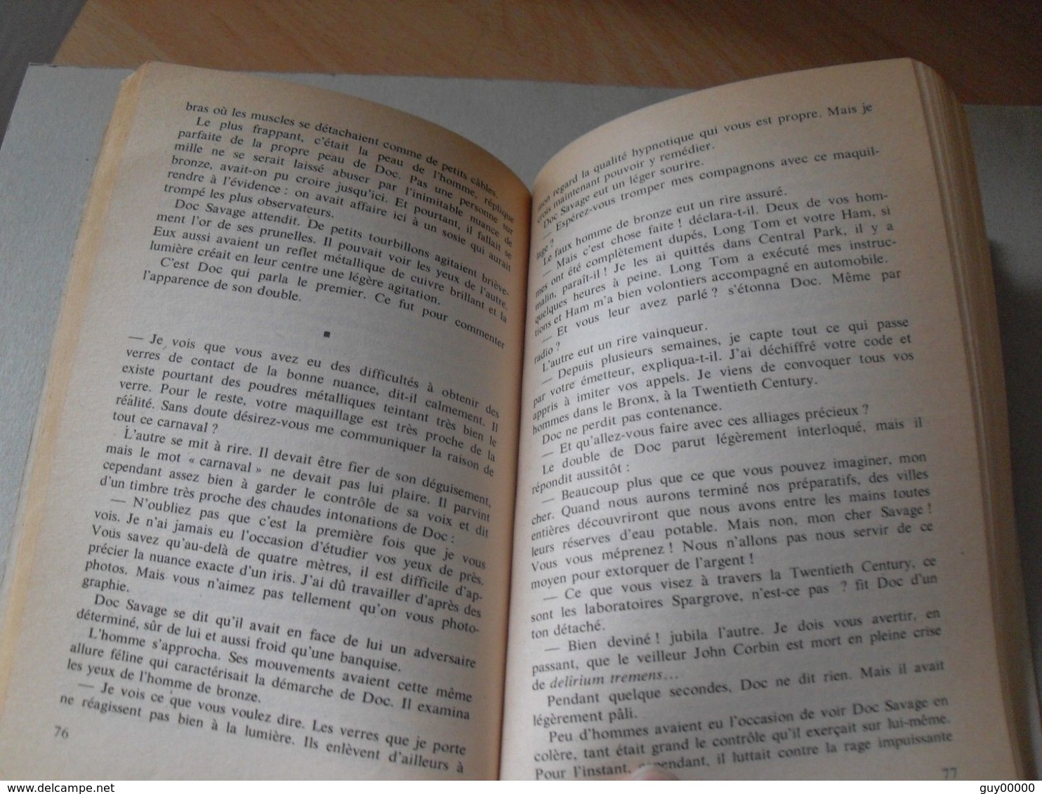 Livre Roman - 1972 - Doc Savage - Les Yeux Du Mal - Kenneth Robeson - Autres & Non Classés