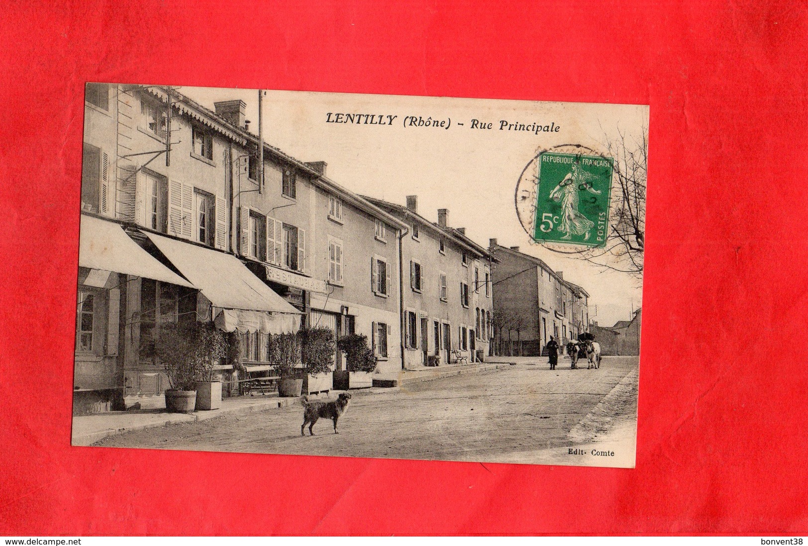 F0901 - LENTILLY - 69 - Rue Principale - Autres & Non Classés