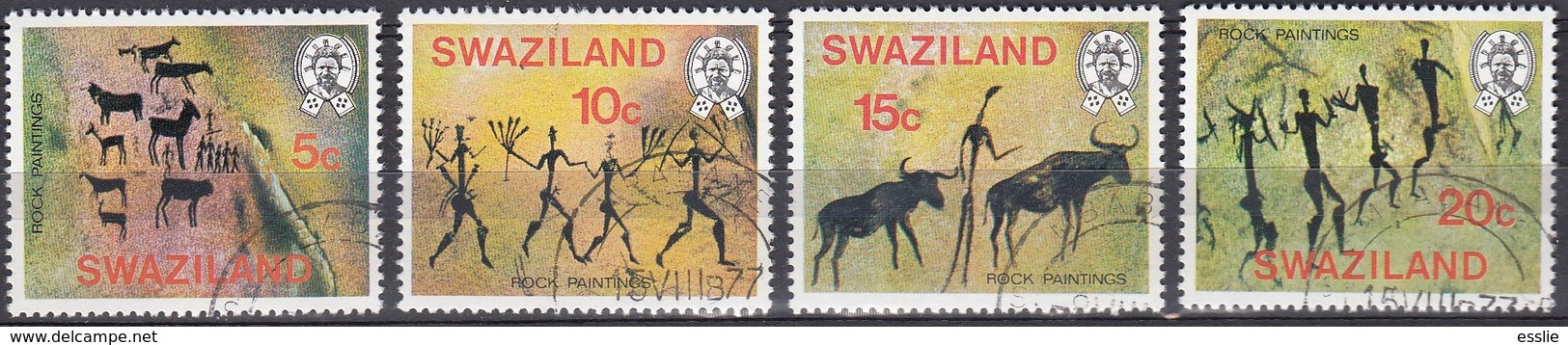 Swaziland - 1977 - Rock Paintings - Swaziland (1968-...)