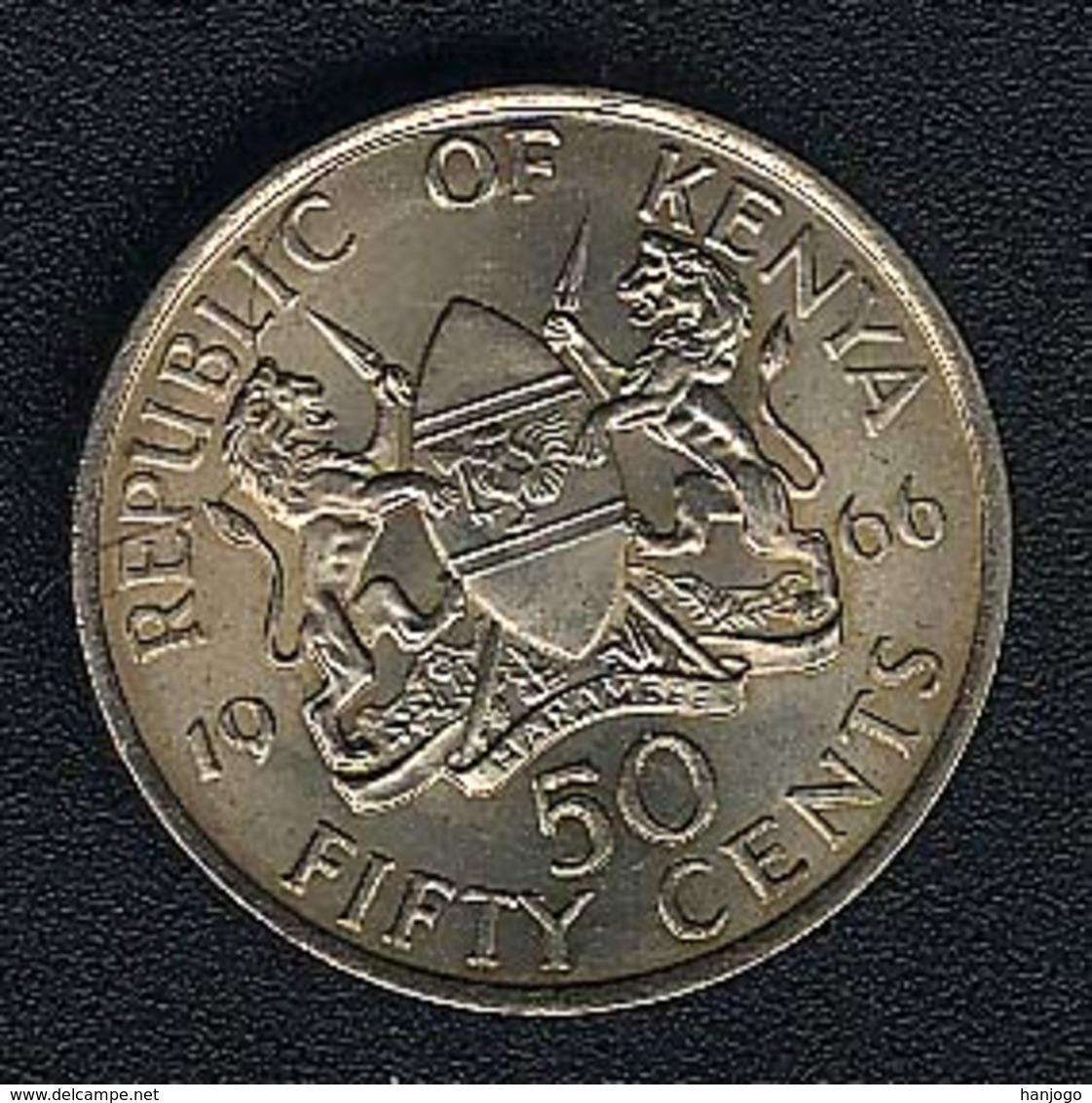 Kenia, 50 Cents 1966, UNC - Kenya