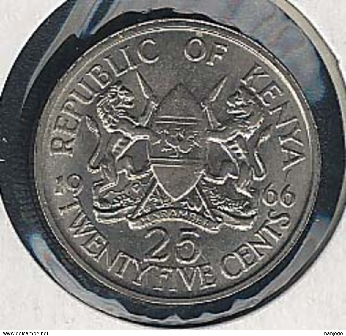 Kenia, 25 Cents 1966, UNC - Kenya