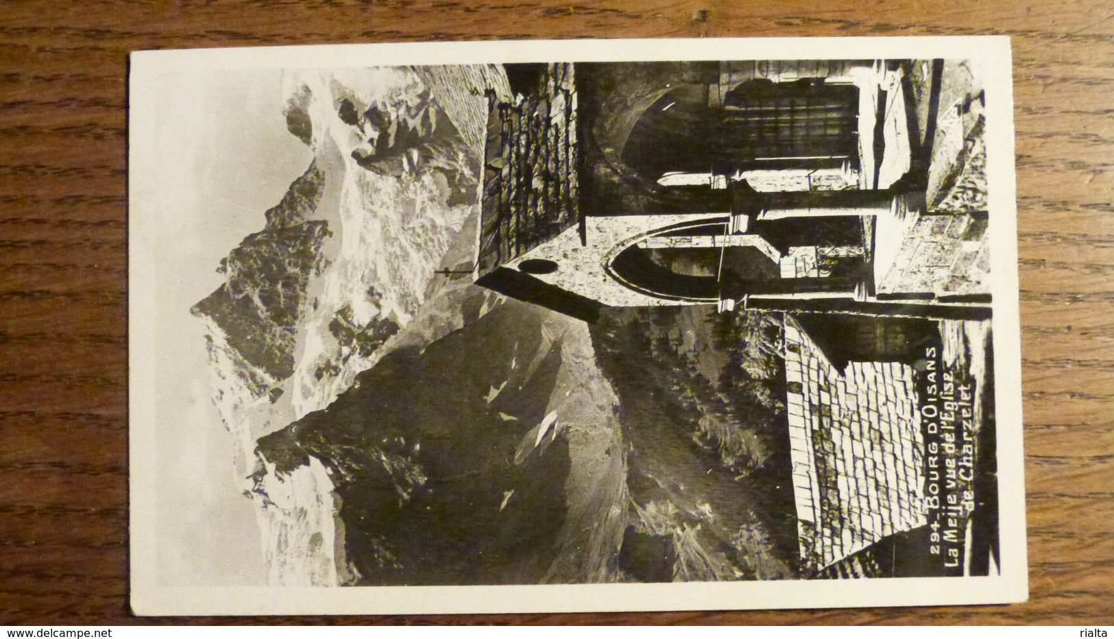 38, BOURG D'OISANS, LA MEIJE VUE DE L'EGLISE DE CHARZELET - Bourg-d'Oisans