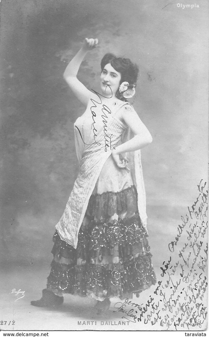 Marti DAILLANT Danseuse Chanteuse OLYMPIA Artiste Femme - Künstler