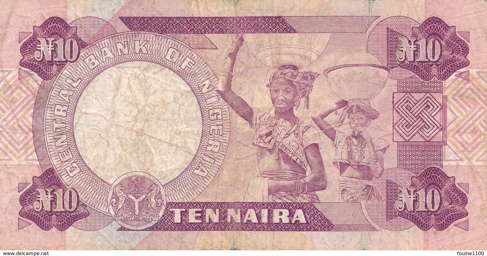 Billet De Banque  Nigeria  10 N Ten Naira - Nigeria