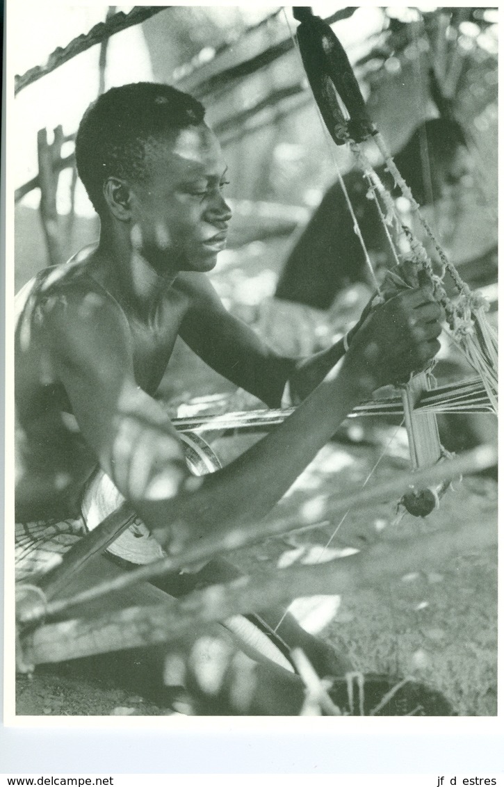 CP Burkina Faso (Haute Volta) Tisserand Marka à Zaba, 1962 Photo Vivant Univers PP. Blancs - Burkina Faso