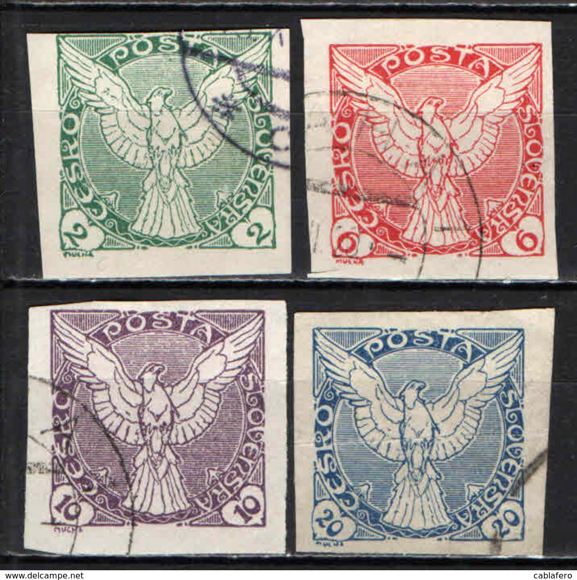 CECOSLOVACCHIA - 1926 - WINDHOVER - USATI - Newspaper Stamps