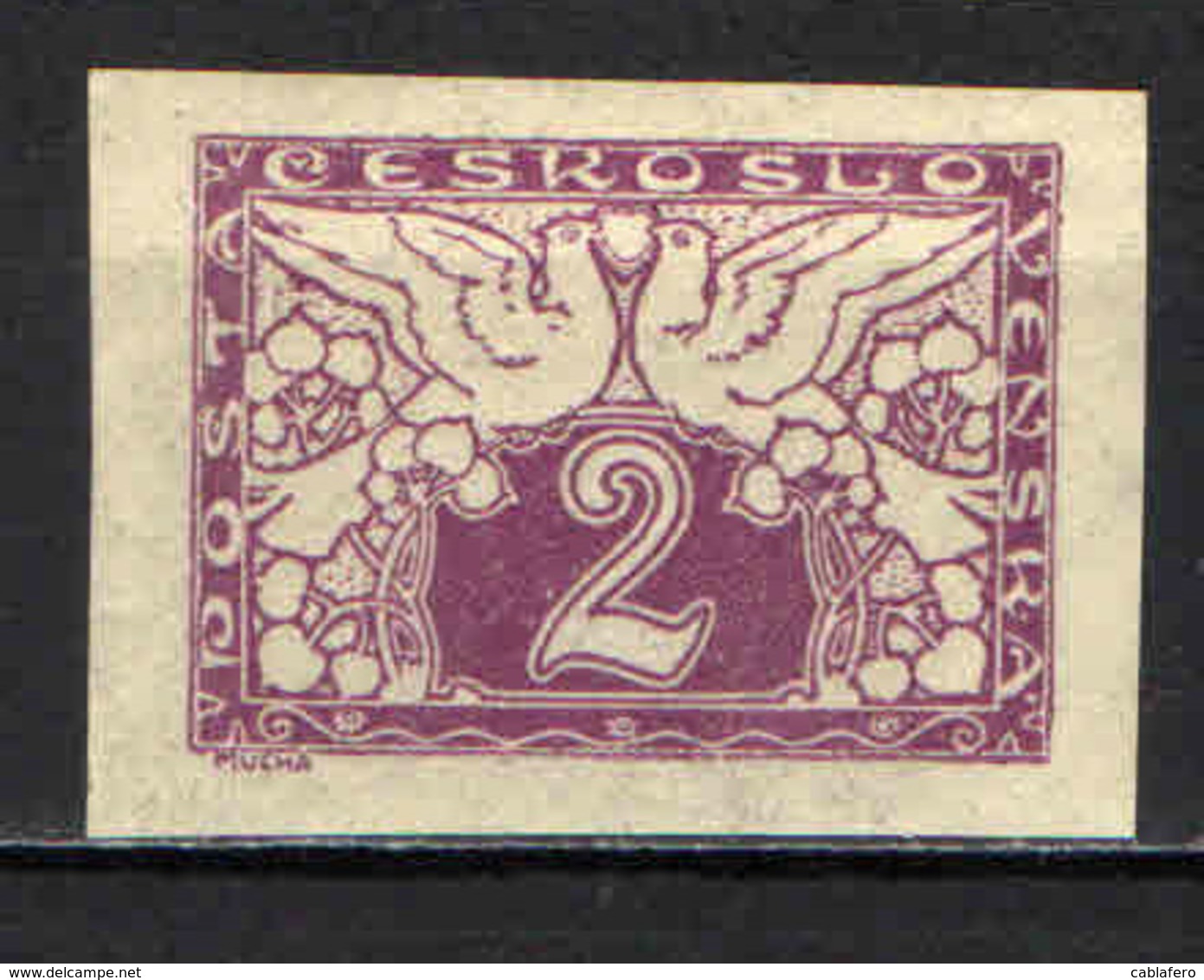 CECOSLOVACCHIA - 1919 - LA COLOMBA - MNH - Nuovi