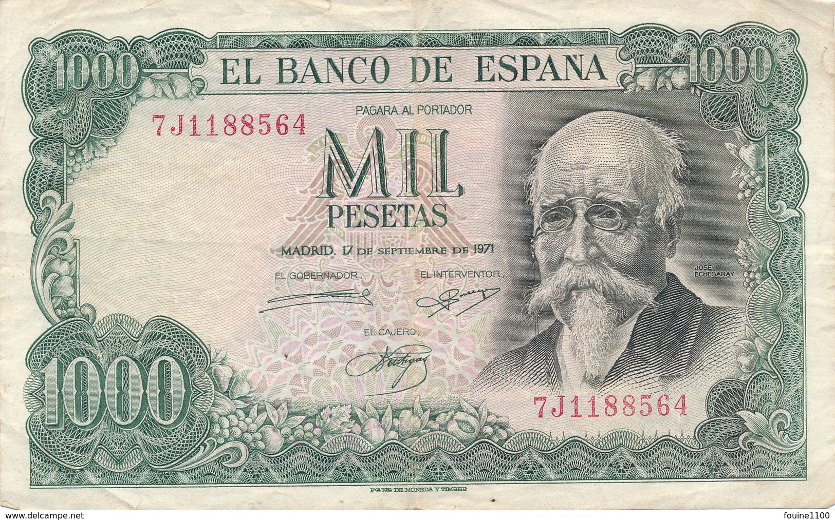 Billet De Banque Espagne Espana 1000 Pesetas - 1000 Pesetas