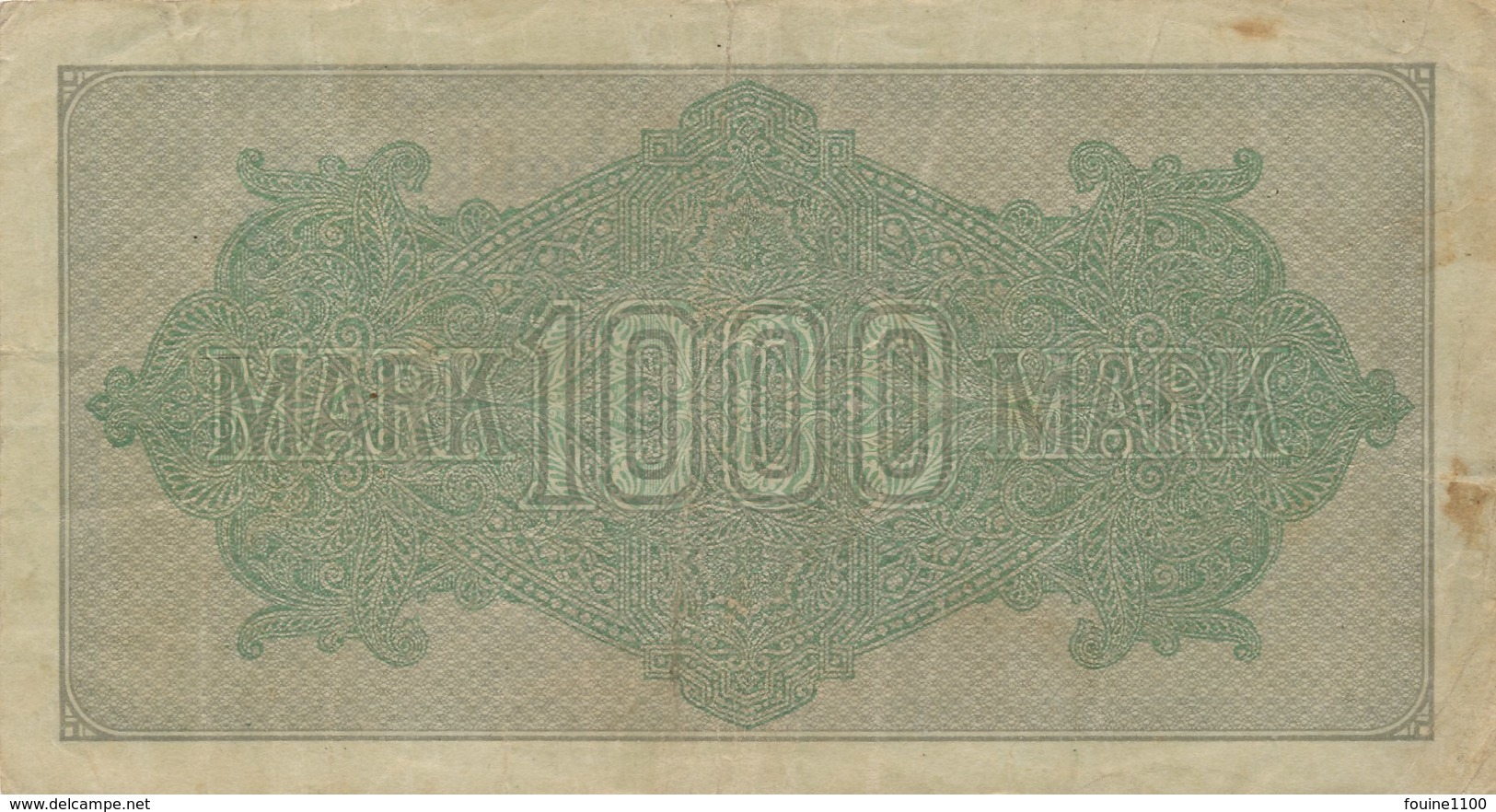 Billet De Banque  Germany ALLEMAGNE 1000 MARK 1922 - 1000 Mark