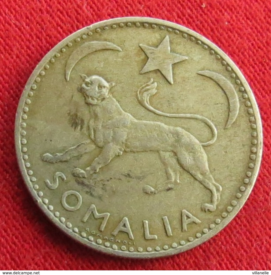 Somália 50 Centesimi 1950 KM# 4 Silver Somalie - Somalie