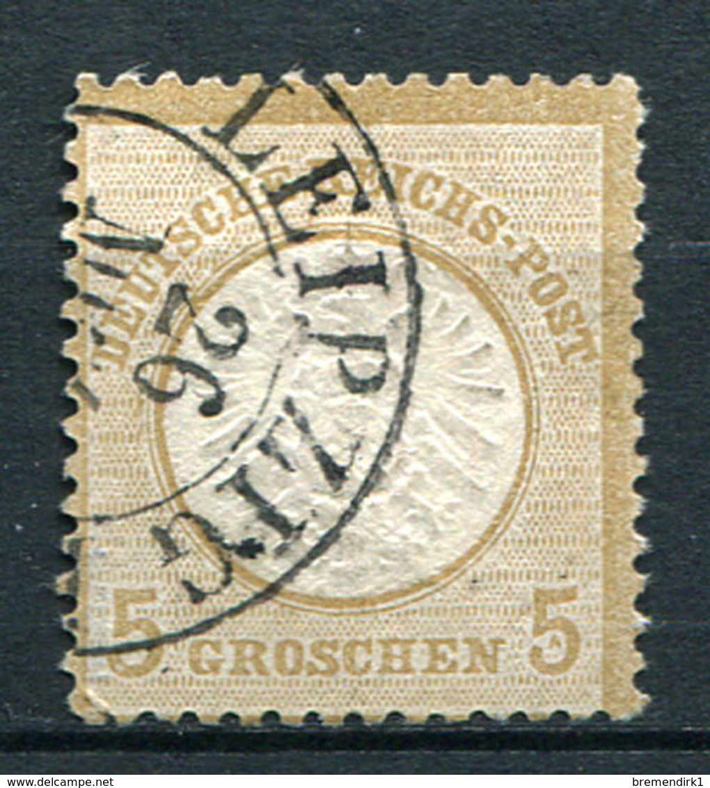 42844) DEUTSCHES REICH # 22 Gestempelt GEPRÜFT Aus 1872, 40.- € - Used Stamps