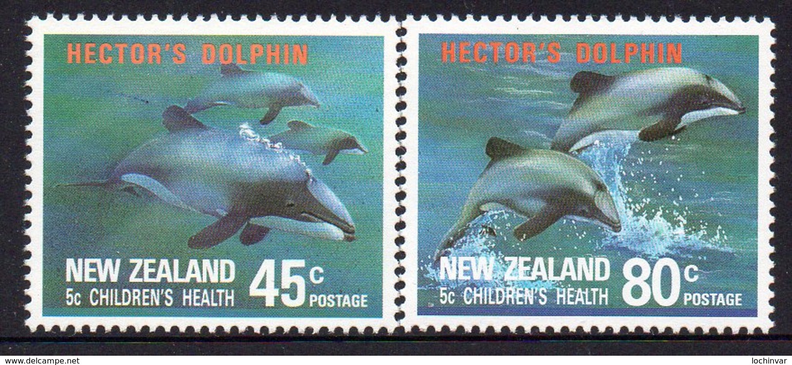 NEW ZEALAND, 1991 HEALTH/DOLPHINS 2 MNH - Ungebraucht