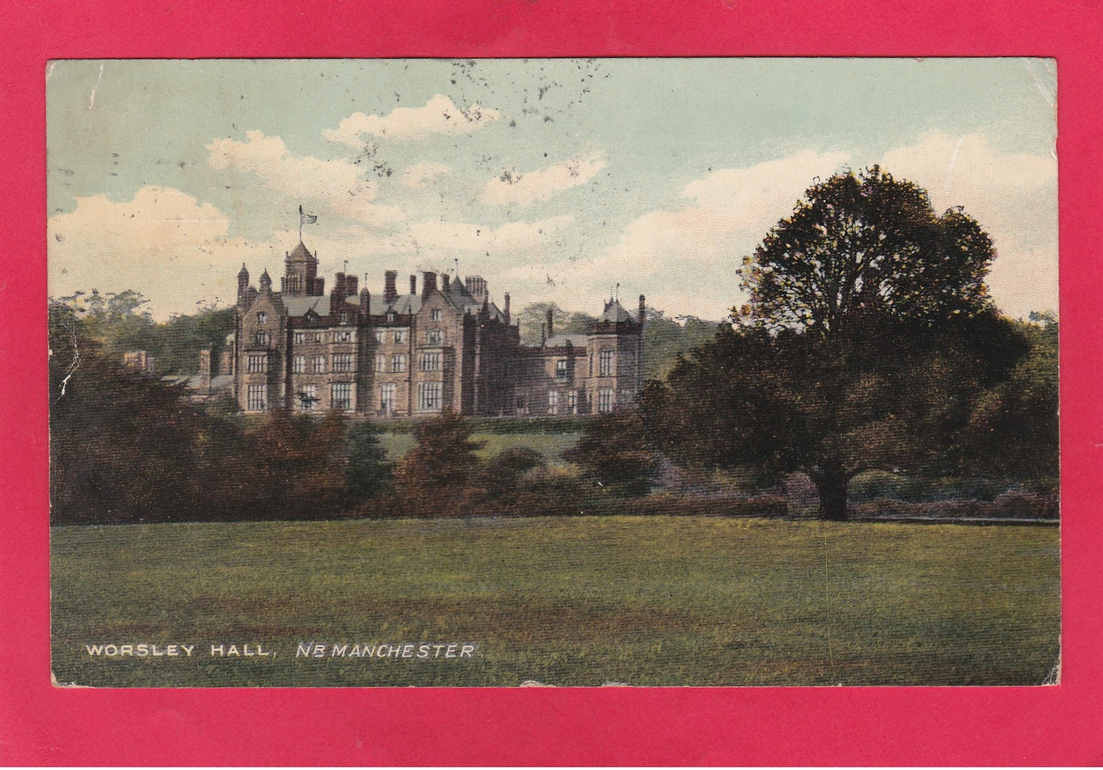 Old Post Card Of Worsley Hall Nr.Manchester,K68. - Manchester