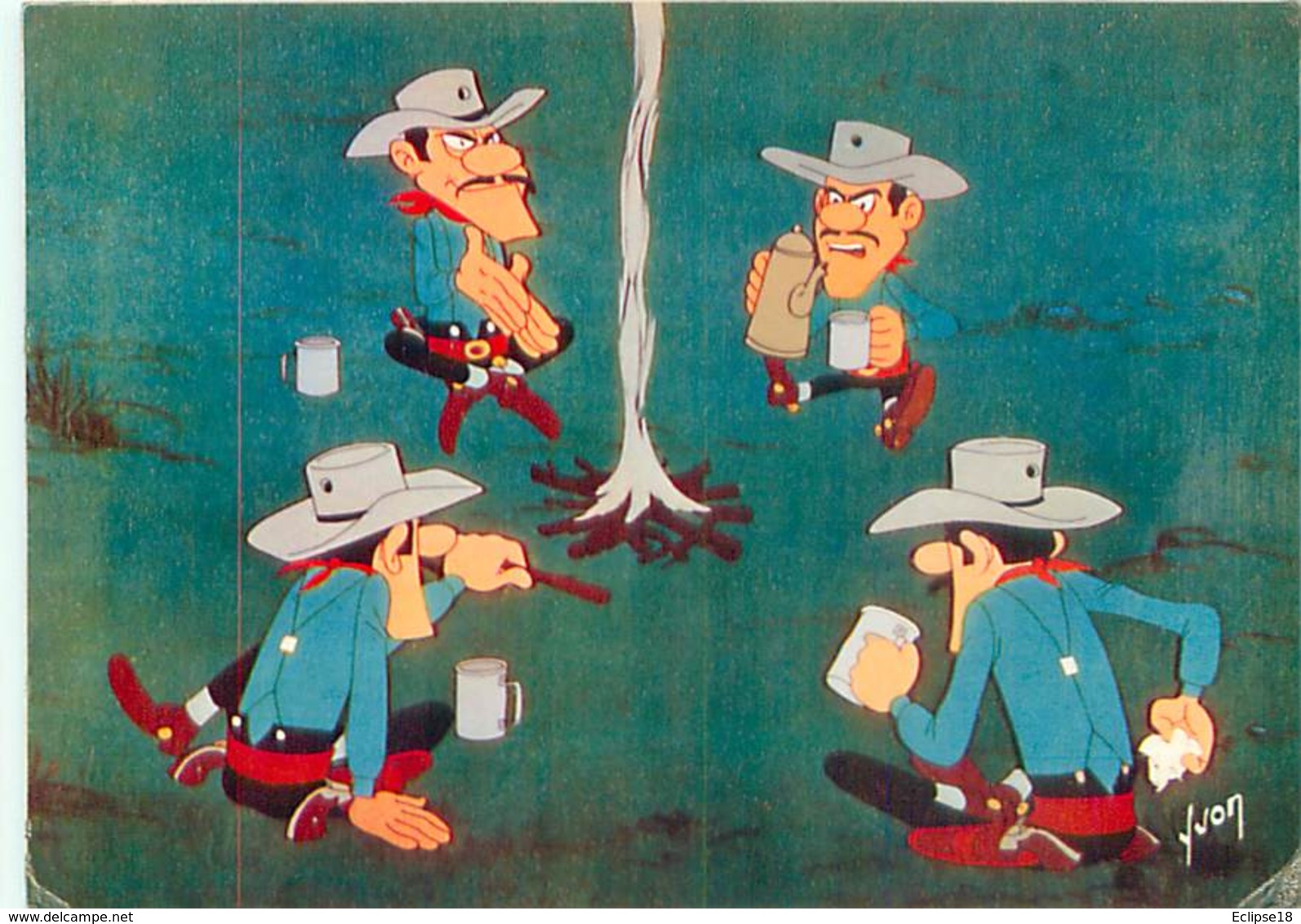 Lucky Luke Et Ses Compagnons   B 235 - Stripverhalen